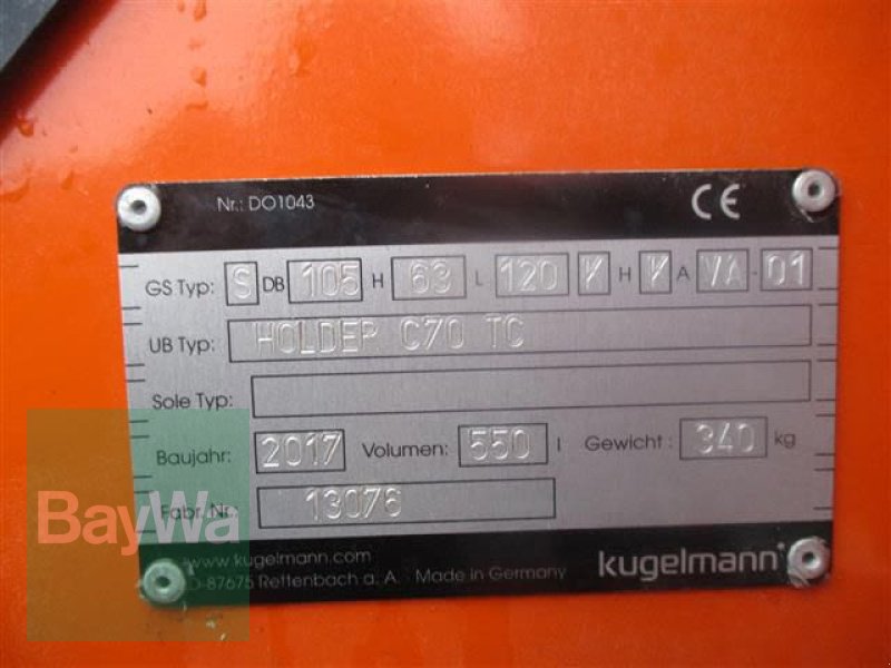 Kommunaltraktor tipa Holder C 70 TC    #469, Gebrauchtmaschine u Schönau b.Tuntenhausen (Slika 18)