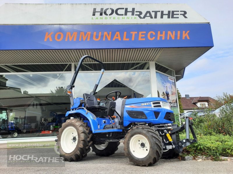 Kommunaltraktor del tipo Iseki 3267 AL, Neumaschine en Kronstorf