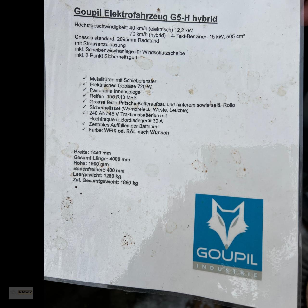 Kommunaltraktor des Typs Iseki Goupil, Gebrauchtmaschine in Kirchheim b. München (Bild 4)