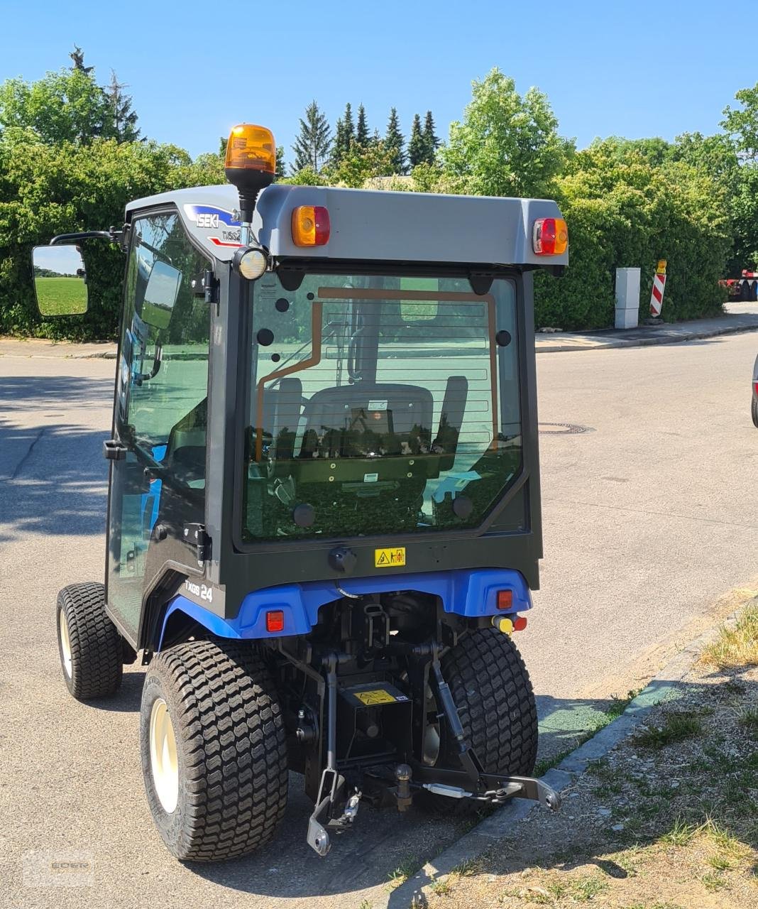 Kommunaltraktor Türe ait Iseki TXGS 24, Neumaschine içinde Kirchheim b. München (resim 11)