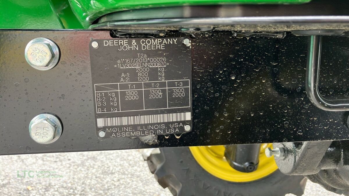 Kommunaltraktor typu John Deere 3025E, Neumaschine w Herzogenburg (Zdjęcie 19)