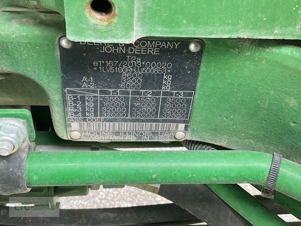 Kommunaltraktor des Typs John Deere 5100R, Gebrauchtmaschine in Kalsdorf (Bild 19)