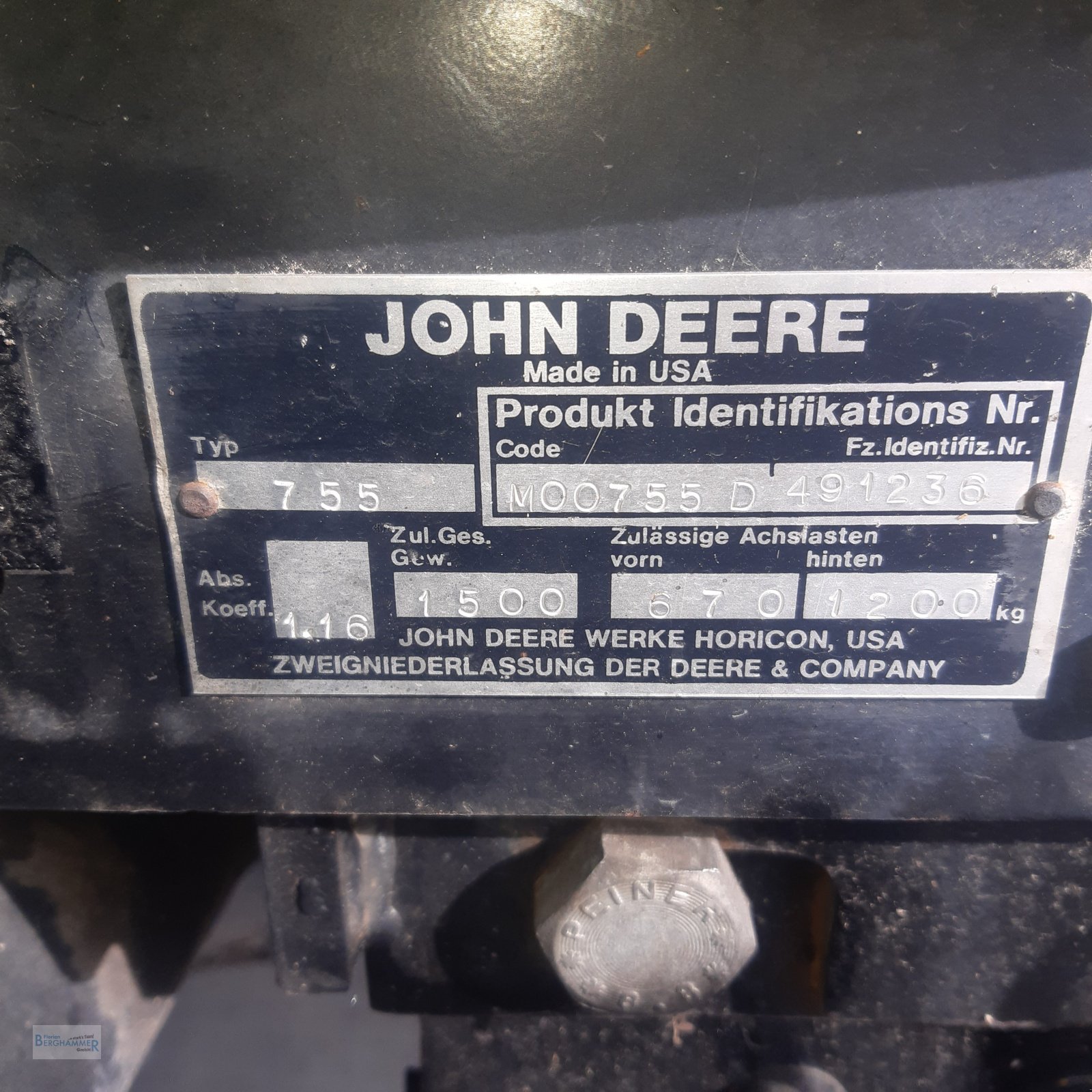 Kommunaltraktor van het type John Deere 755, Gebrauchtmaschine in Söchtenau (Foto 4)