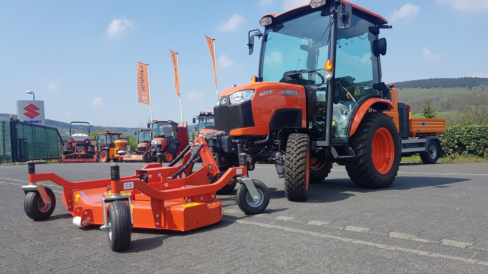 Kommunaltraktor του τύπου Kubota B2-231 H CAB, Neumaschine σε Olpe (Φωτογραφία 9)