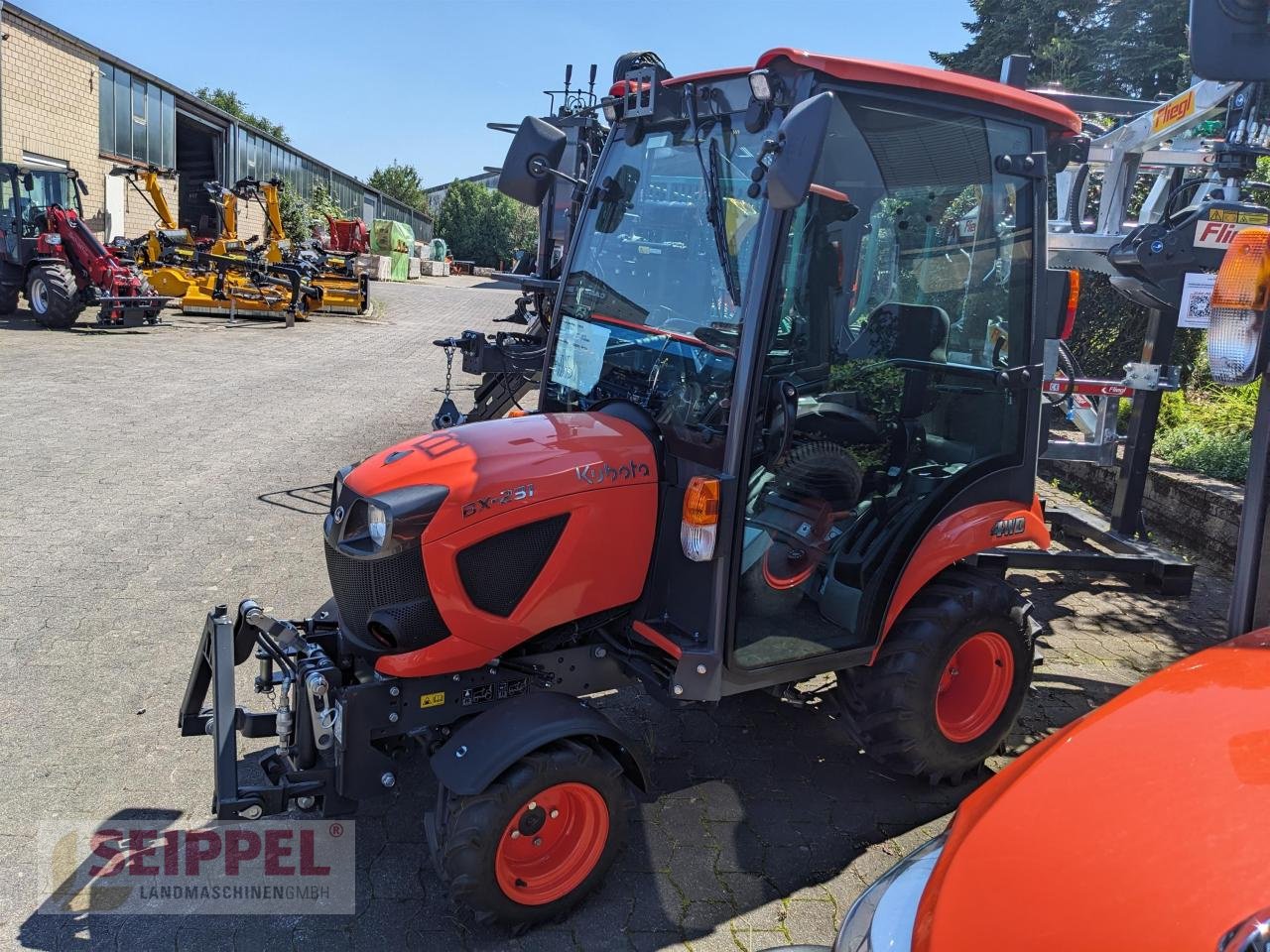 Kommunaltraktor del tipo Kubota BX 231 DV KABINE, Neumaschine In Groß-Umstadt (Immagine 4)