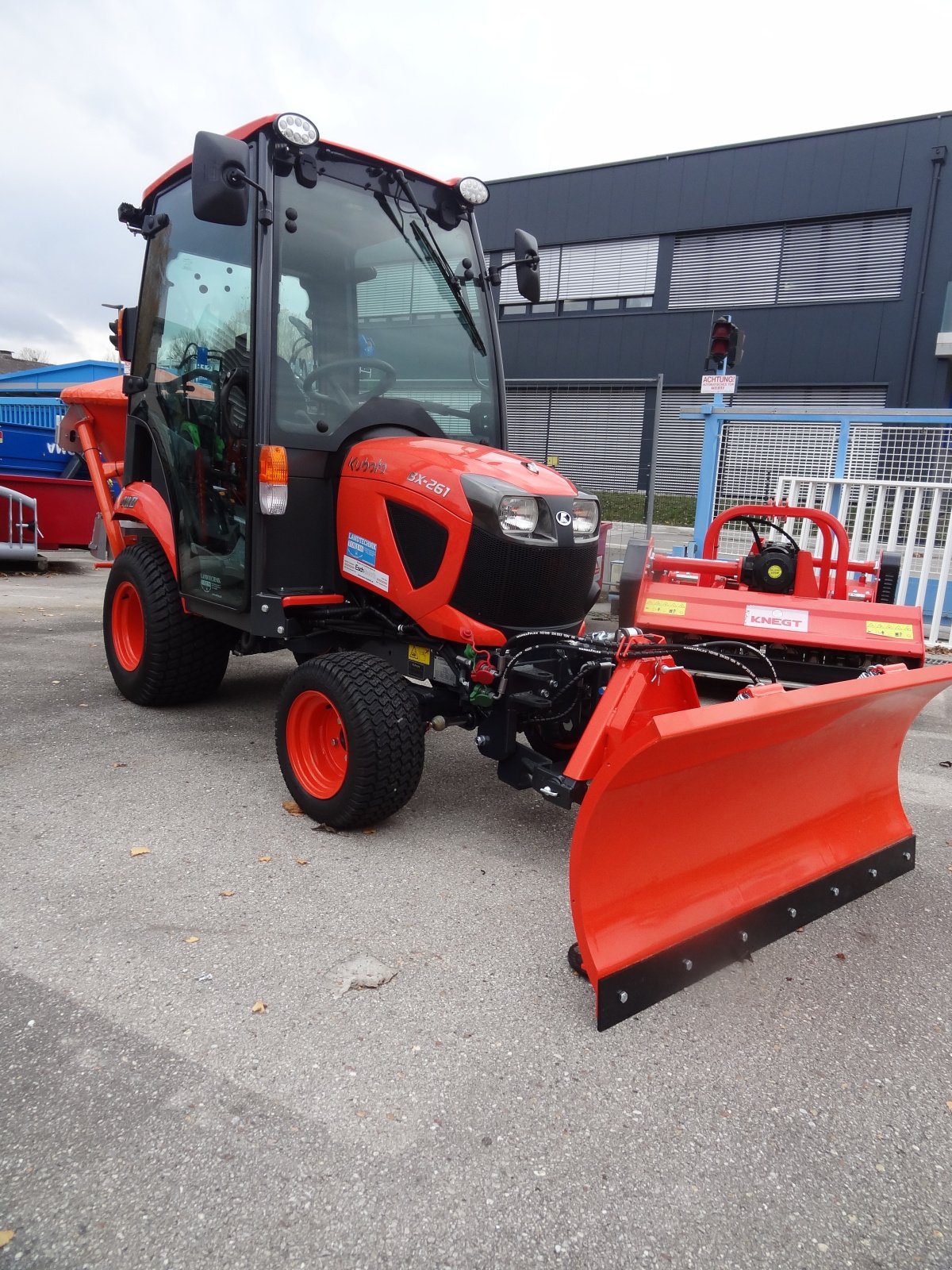 Kommunaltraktor Türe ait Kubota BX 261 CAB, Neumaschine içinde St.Andrä-Wördern (resim 3)