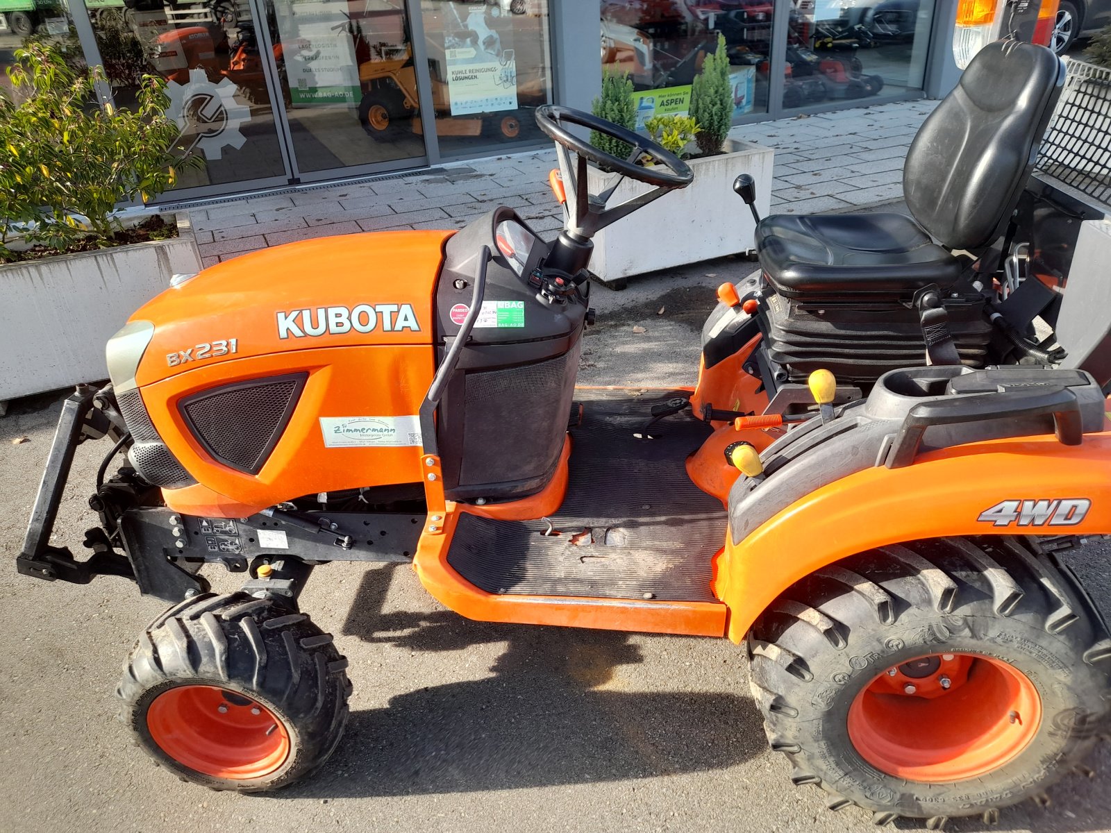 Kommunaltraktor van het type Kubota BX231, Gebrauchtmaschine in Bad Wurzach (Foto 2)