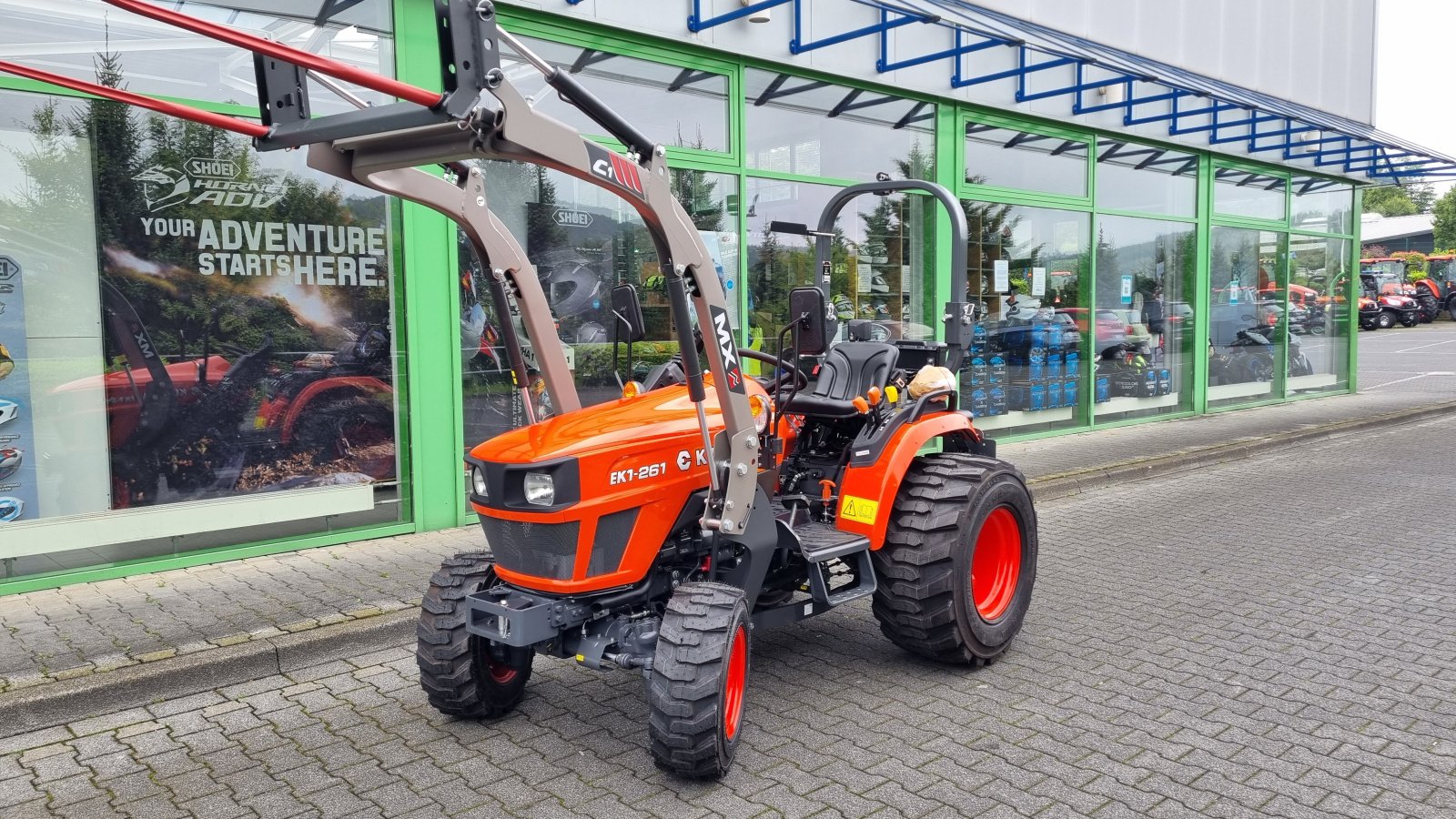 Kommunaltraktor of the type Kubota EK1-261 Frontlader, Neumaschine in Olpe (Picture 13)