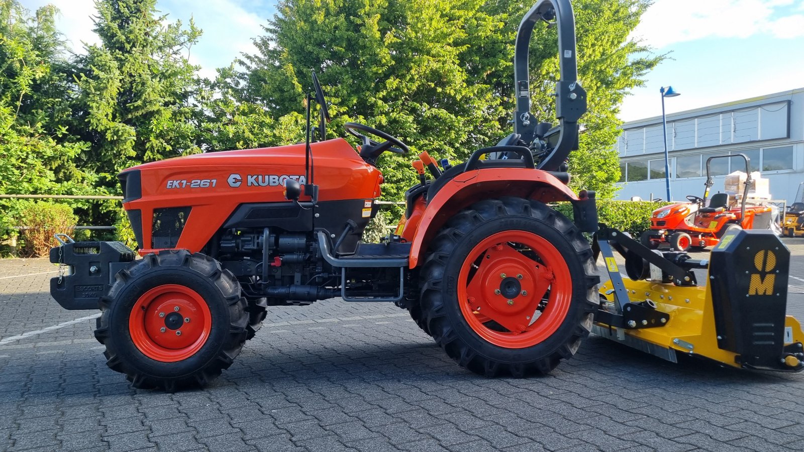 Kommunaltraktor typu Kubota EK1-261, Neumaschine w Olpe (Zdjęcie 14)