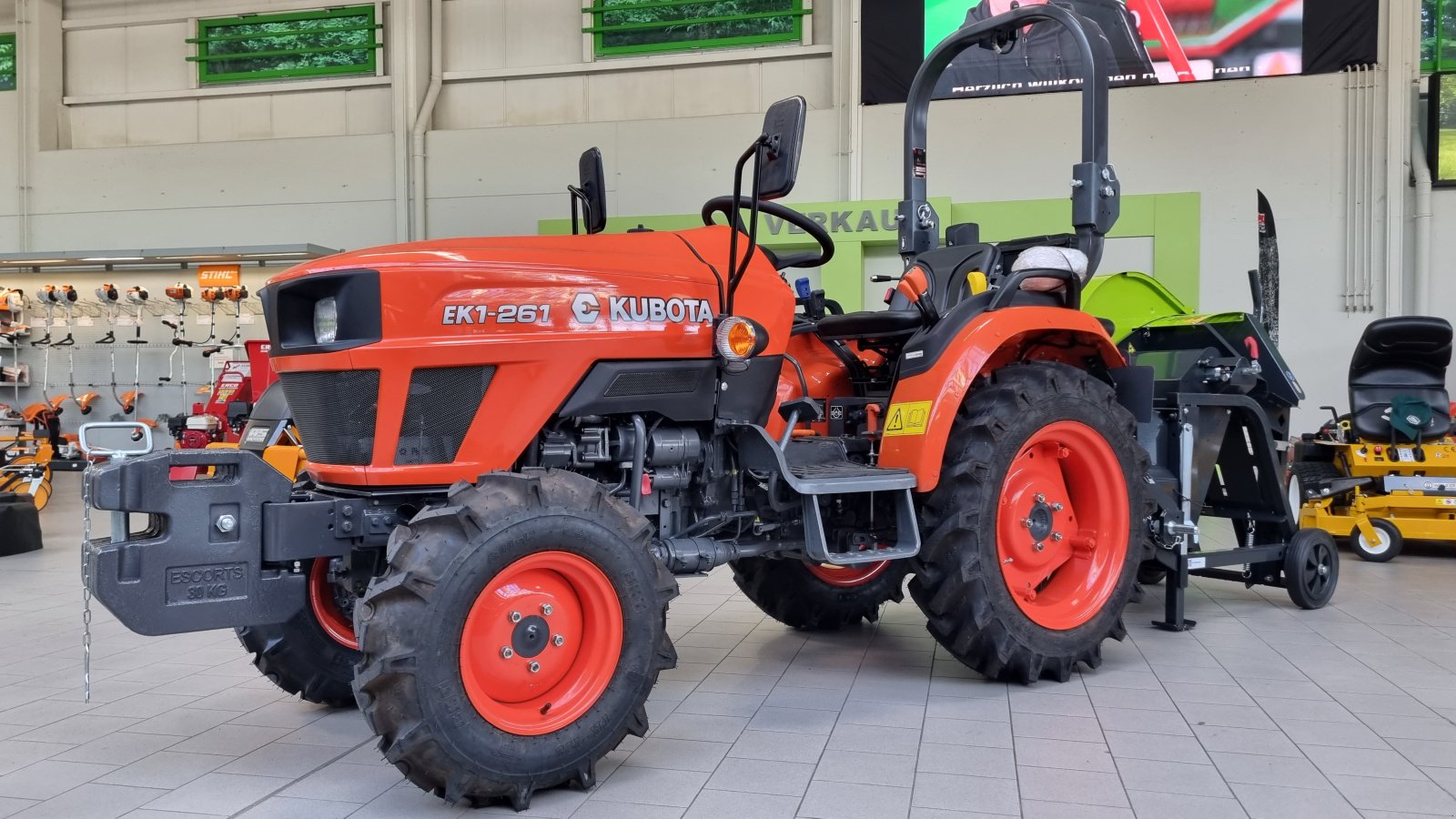 Kommunaltraktor typu Kubota EK1-261, Neumaschine w Olpe (Zdjęcie 2)