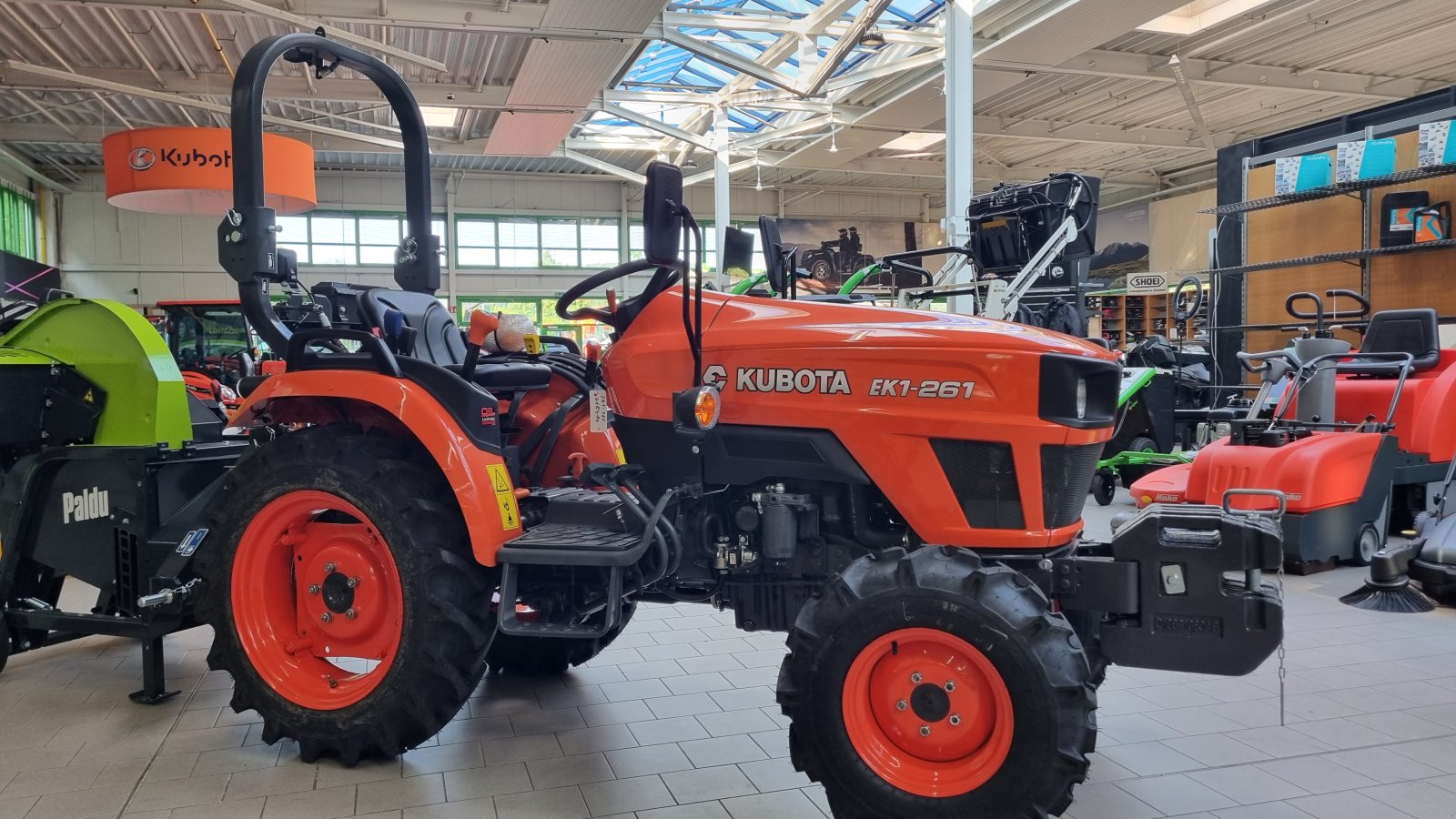 Kommunaltraktor typu Kubota EK1-261, Neumaschine w Olpe (Zdjęcie 4)