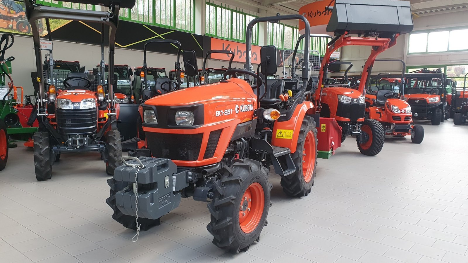 Kommunaltraktor typu Kubota EK1-261, Neumaschine w Olpe (Zdjęcie 11)