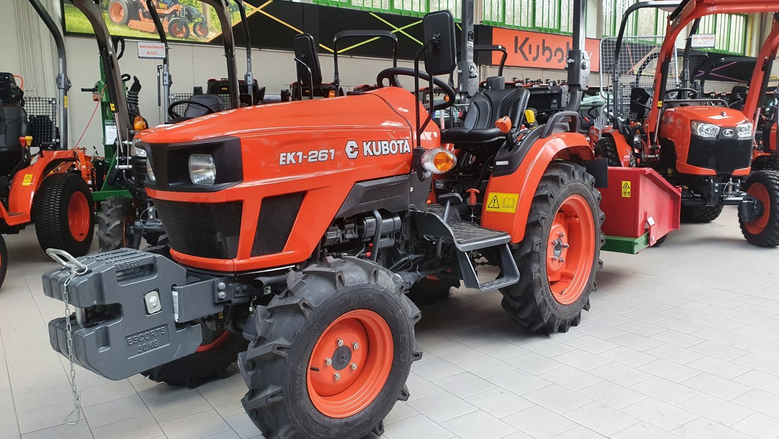 Kommunaltraktor typu Kubota EK1-261, Neumaschine w Olpe (Zdjęcie 12)