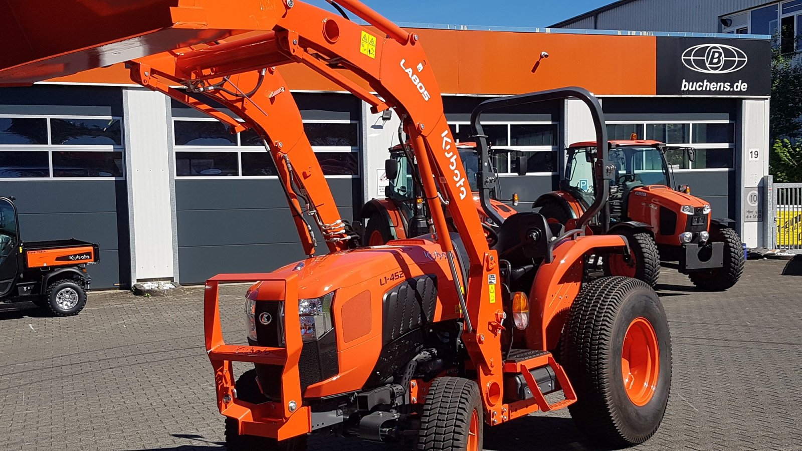 Kommunaltraktor от тип Kubota L1-452 incl Frontlader ab 0,99% Finanzierung, Neumaschine в Olpe (Снимка 11)