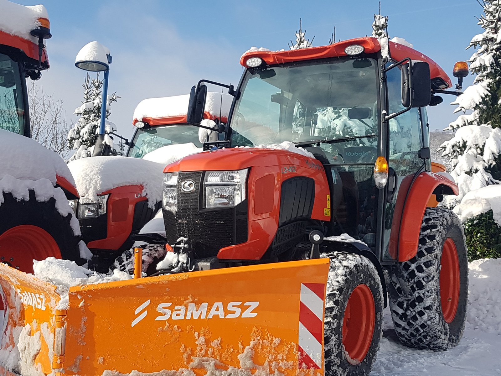 Kommunaltraktor typu Kubota L2-452 H CAB, Neumaschine w Olpe (Zdjęcie 4)