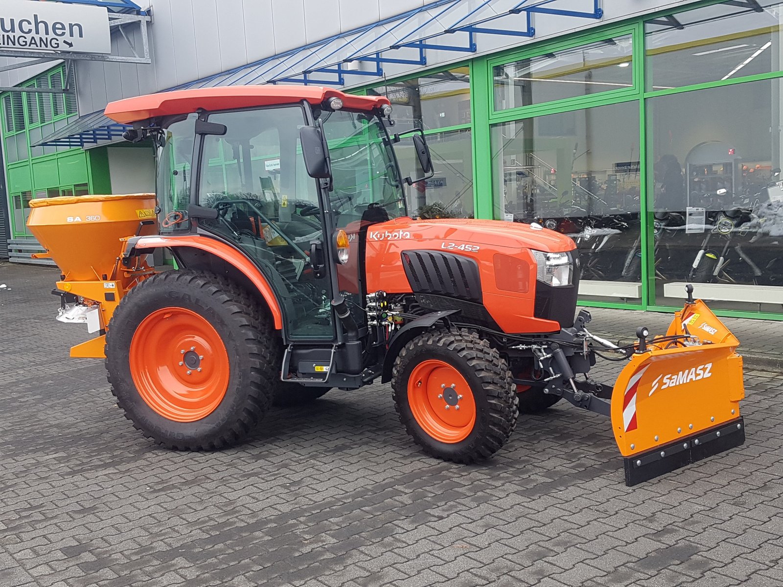 Kommunaltraktor tip Kubota L2-452 H CAB, Neumaschine in Olpe (Poză 7)