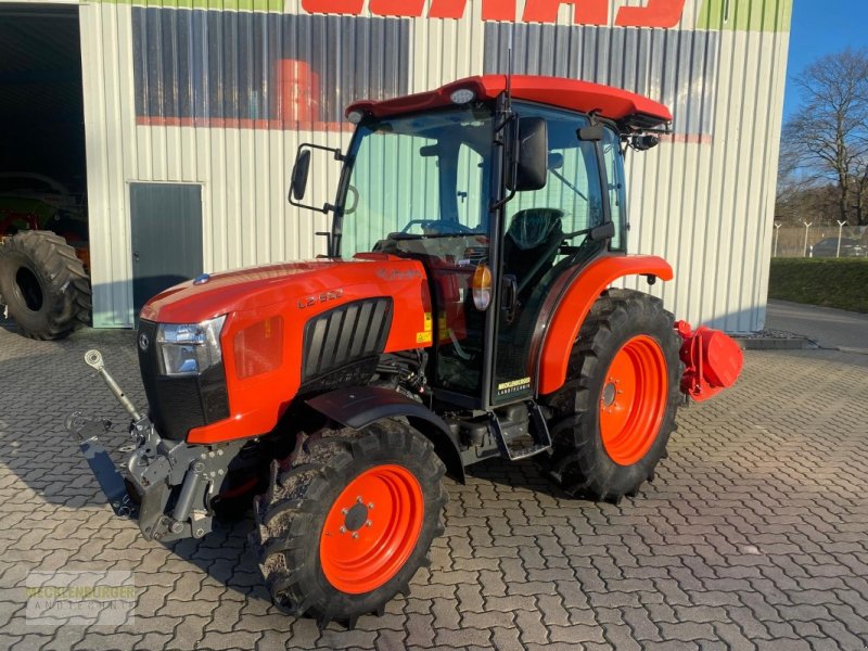 Kommunaltraktor del tipo Kubota L2-522 DHC - Vorfürmaschine mit Mulcher, Gebrauchtmaschine In Mühlengeez (Immagine 1)