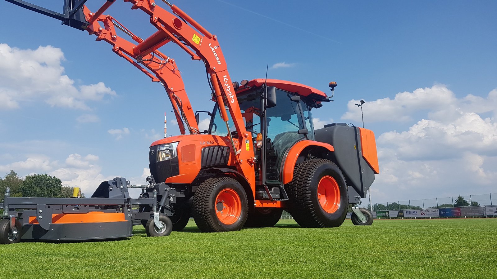 Kommunaltraktor Türe ait Kubota L2-622 H CAB, Neumaschine içinde Olpe (resim 8)