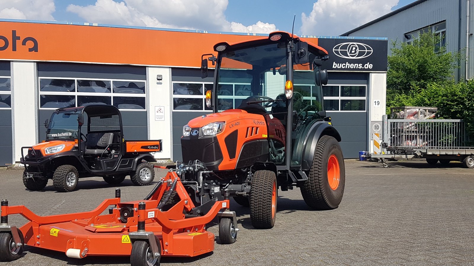 Kommunaltraktor del tipo Kubota LX401 CAB, Neumaschine en Olpe (Imagen 4)