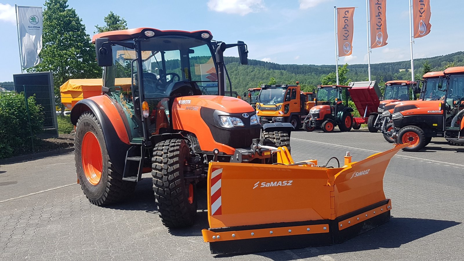 Kommunaltraktor typu Kubota M4-073CAB Winterdienstpaket, Neumaschine v Olpe (Obrázek 7)