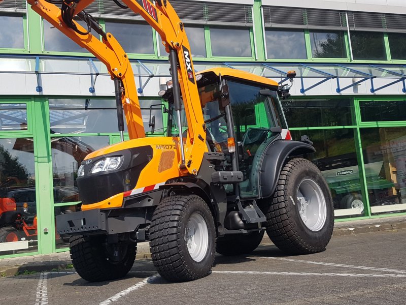 Kommunaltraktor of the type Kubota M5-072Narrow CAB, Neumaschine in Olpe