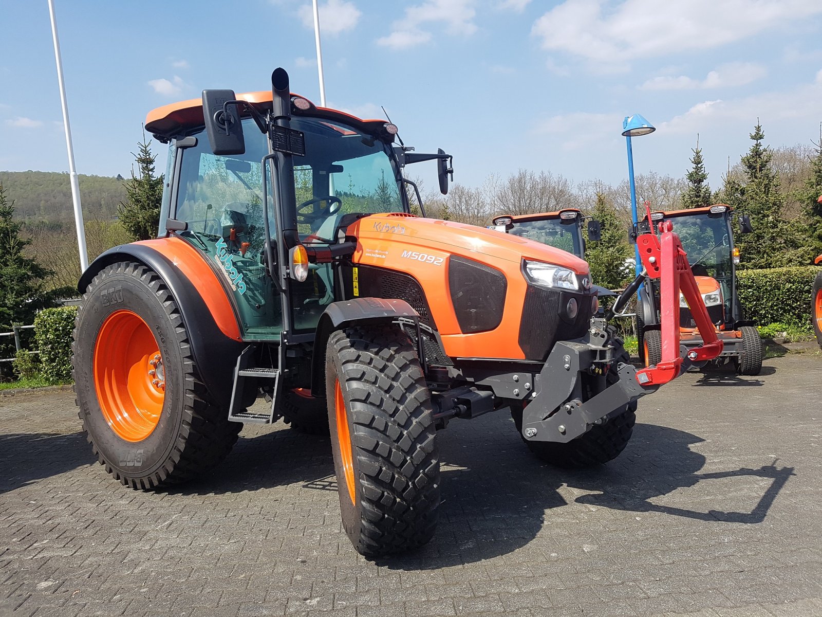 Kommunaltraktor Türe ait Kubota M5-092 CAB, Neumaschine içinde Olpe (resim 3)