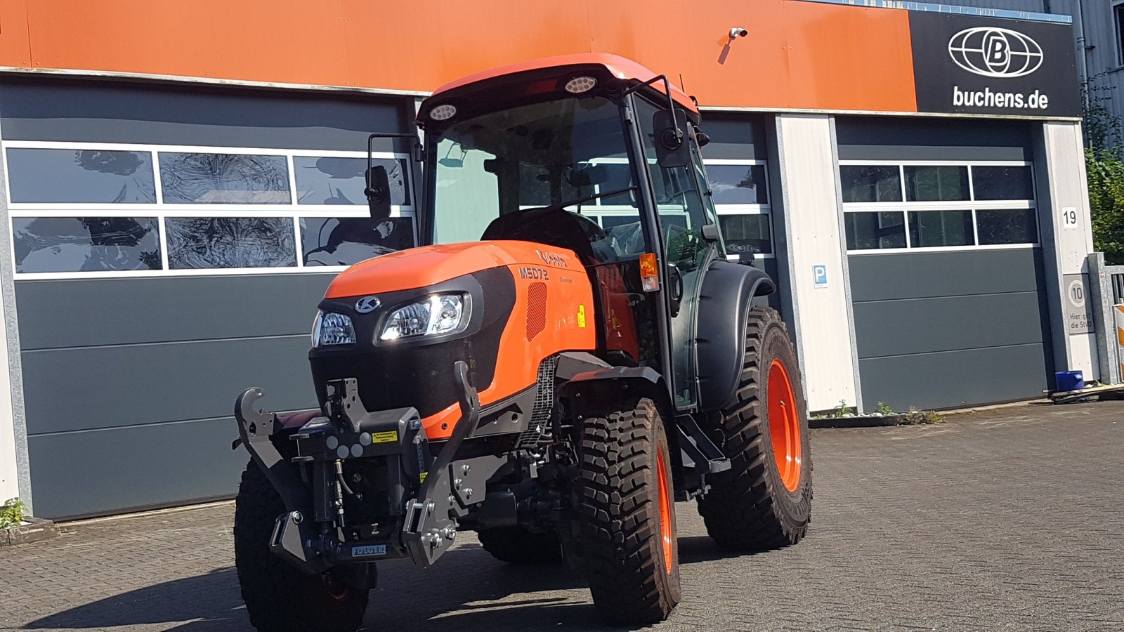 Kommunaltraktor Türe ait Kubota M5072 Narrow CAB, Neumaschine içinde Olpe (resim 1)