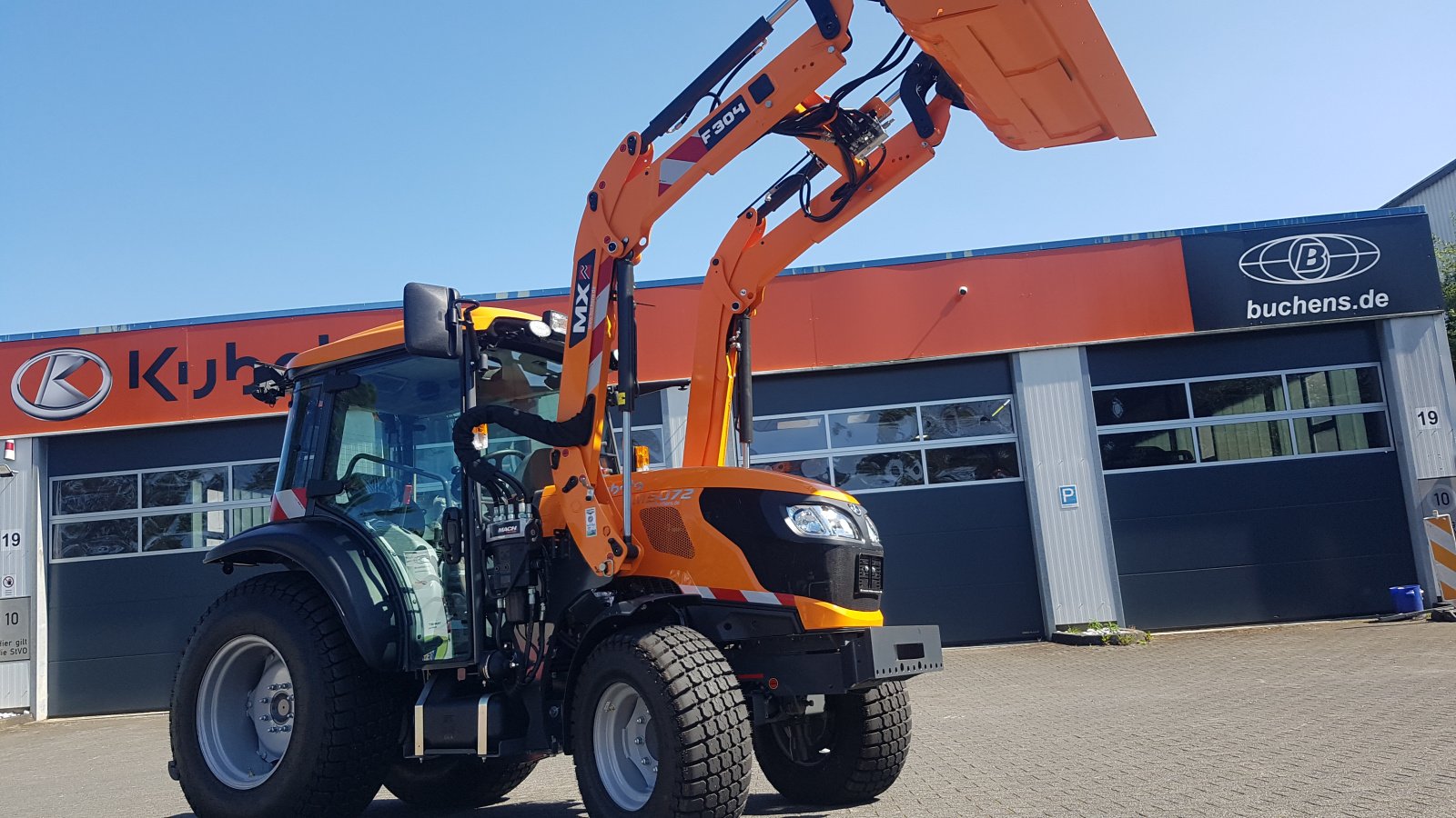 Kommunaltraktor typu Kubota M5072 Narrow CAB, Neumaschine v Olpe (Obrázok 5)