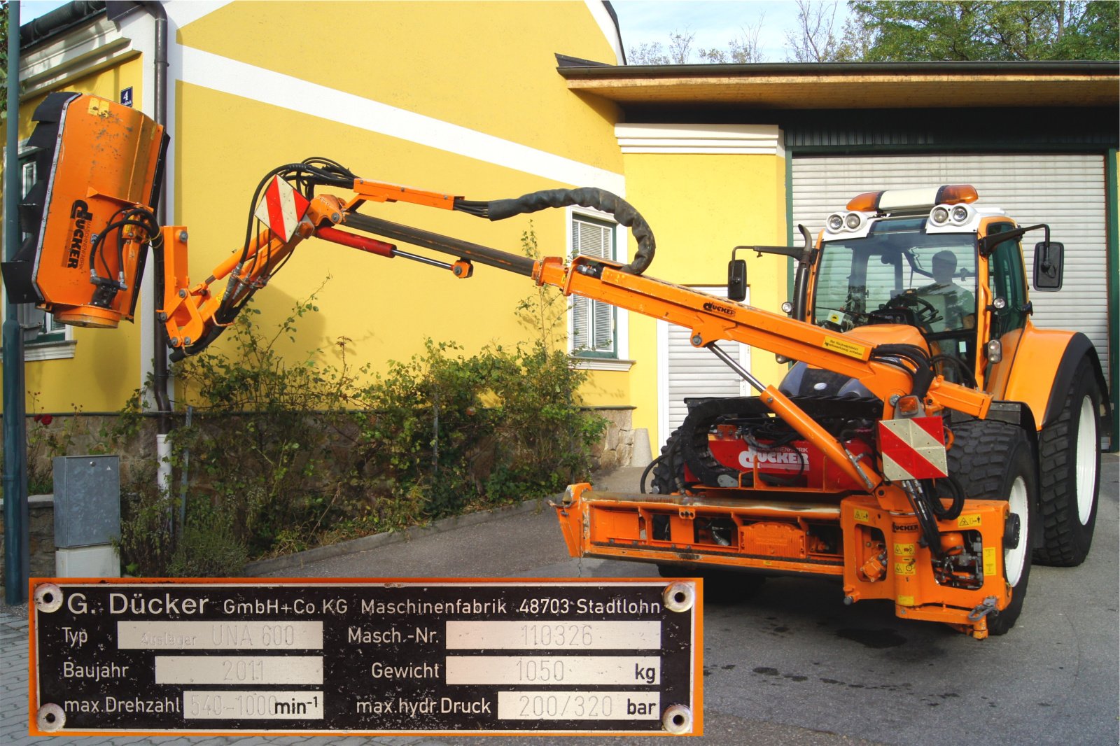 Kommunaltraktor del tipo Lindner Geotrac 124/DÜCKER Una 600 Mäher/Winterdienst, Gebrauchtmaschine en Gaubitsch (Imagen 13)