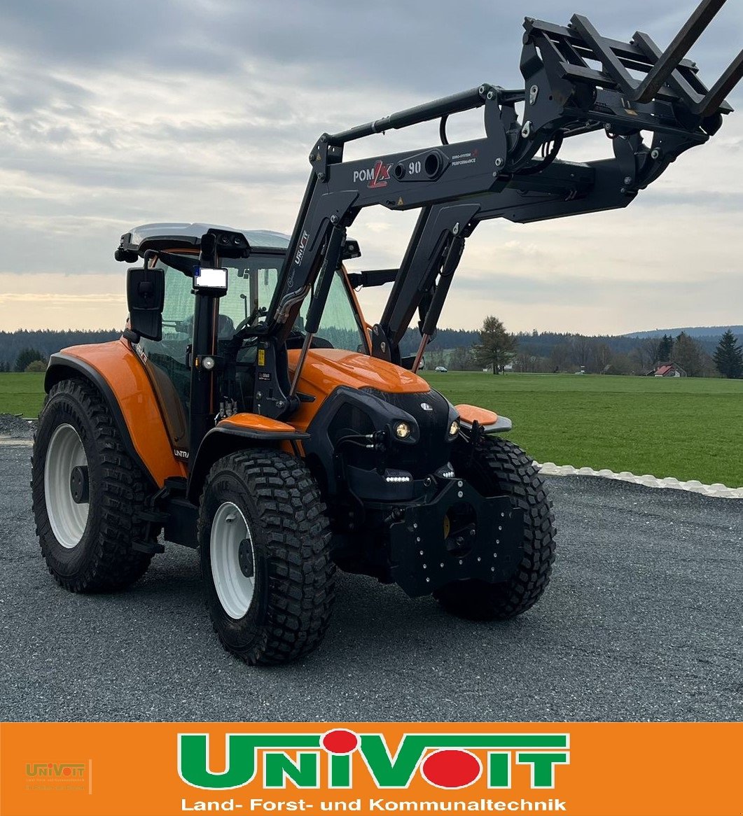 Kommunaltraktor typu Lindner Lintrac 130 Frontlader Hinterradlenkung Schneepflug Streuer, Neumaschine v Warmensteinach (Obrázok 2)