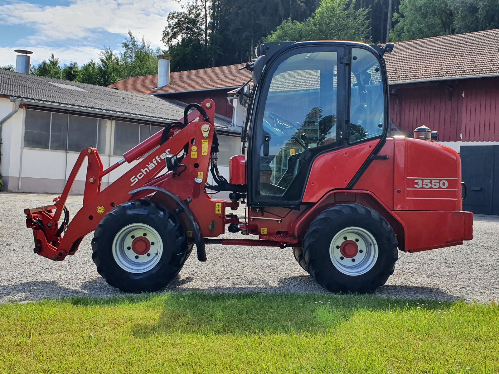 Kommunaltraktor typu Schäffer 3550, Gebrauchtmaschine w Oberornau (Zdjęcie 5)