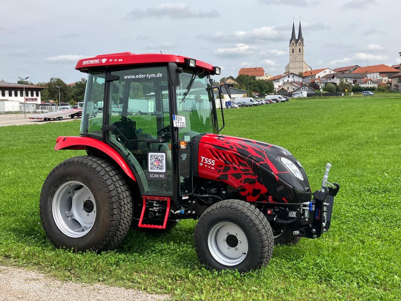 Kommunaltraktor van het type TYM T555 SH, Gebrauchtmaschine in Tuntenhausen (Foto 6)