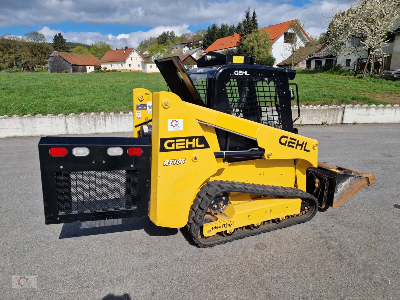 Kompaktlader van het type Gehl RT 105 Kompaktlader Kettenfahrwerk Vollkabine Heizung Euroaufnahme, Gebrauchtmaschine in Tiefenbach (Foto 14)