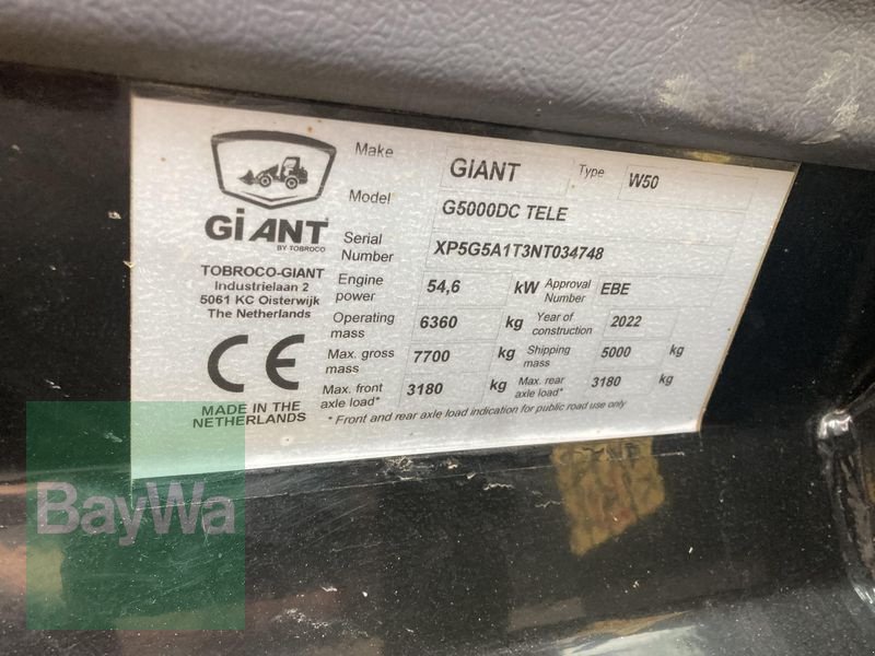 Kompaktlader типа GiANT G 5000 TELE, Vorführmaschine в Obertraubling (Фотография 9)
