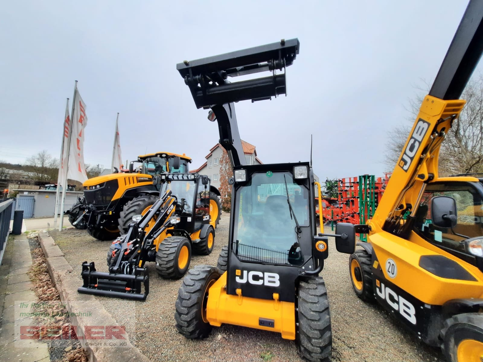 Kompaktlader Türe ait JCB 155 Skidsteer, Neumaschine içinde Ansbach (resim 2)