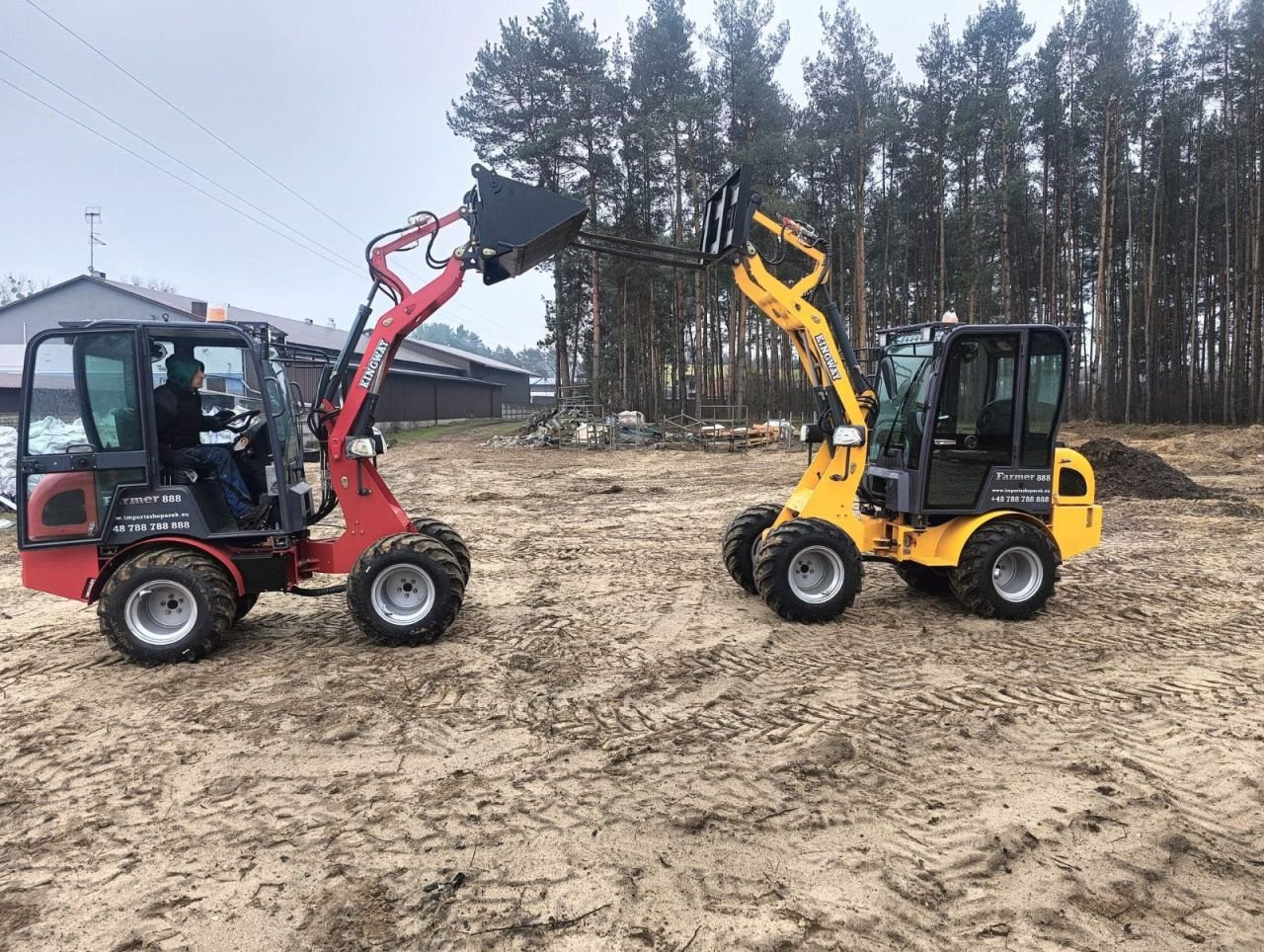 Kompaktlader del tipo Kingway Farmer 888, Neumaschine en Hollandscheveld (Imagen 4)