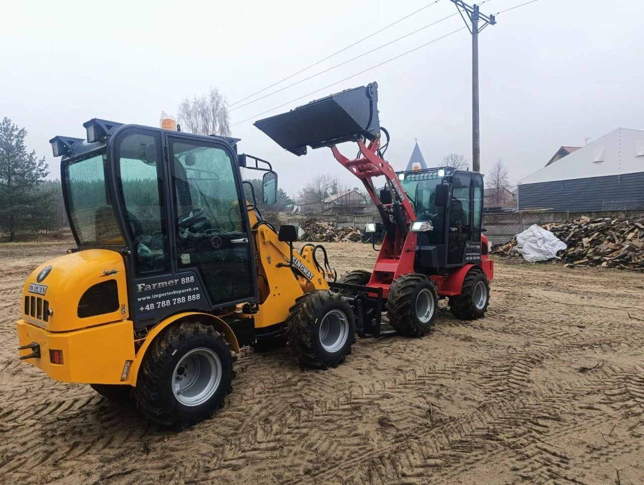 Kompaktlader Türe ait Kingway Farmer 888, Neumaschine içinde Hollandscheveld (resim 8)