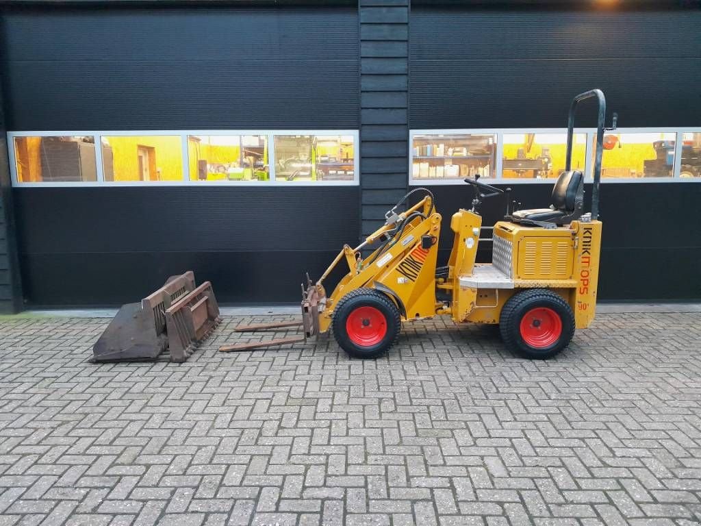 Kompaktlader typu Knikmops 90 minishovel puinbak palletvorken en tegelriek, Gebrauchtmaschine v Ederveen (Obrázek 1)