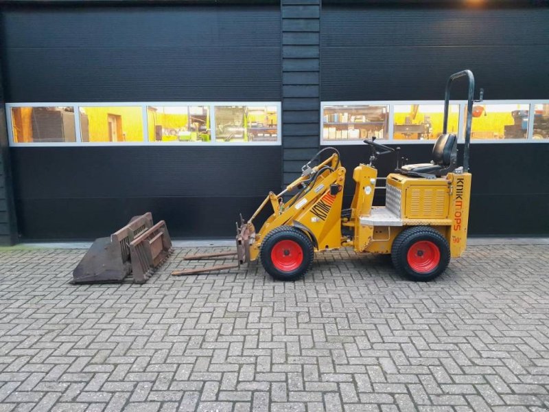 Kompaktlader tipa Knikmops 90 minishovel puinbak palletvorken en tegelriek, Gebrauchtmaschine u Ederveen (Slika 1)