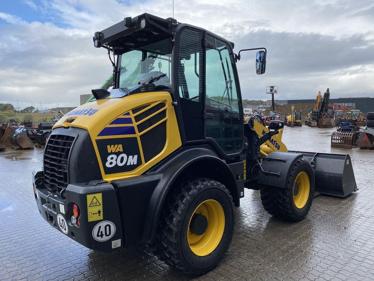 Kompaktlader des Typs Komatsu WA80M-8EO, Gebrauchtmaschine in Skive (Bild 4)