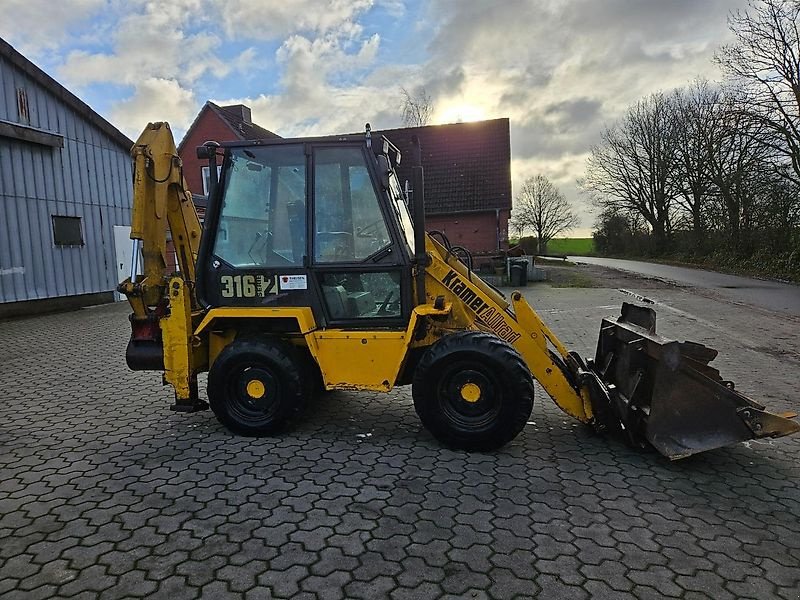 Kompaktlader du type Kramer 316 Baggerlader mit viel Zubehör, Gebrauchtmaschine en Honigsee (Photo 9)