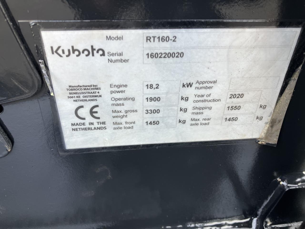 Kompaktlader typu Kubota RT160-2, Gebrauchtmaschine v Middelfart (Obrázok 5)