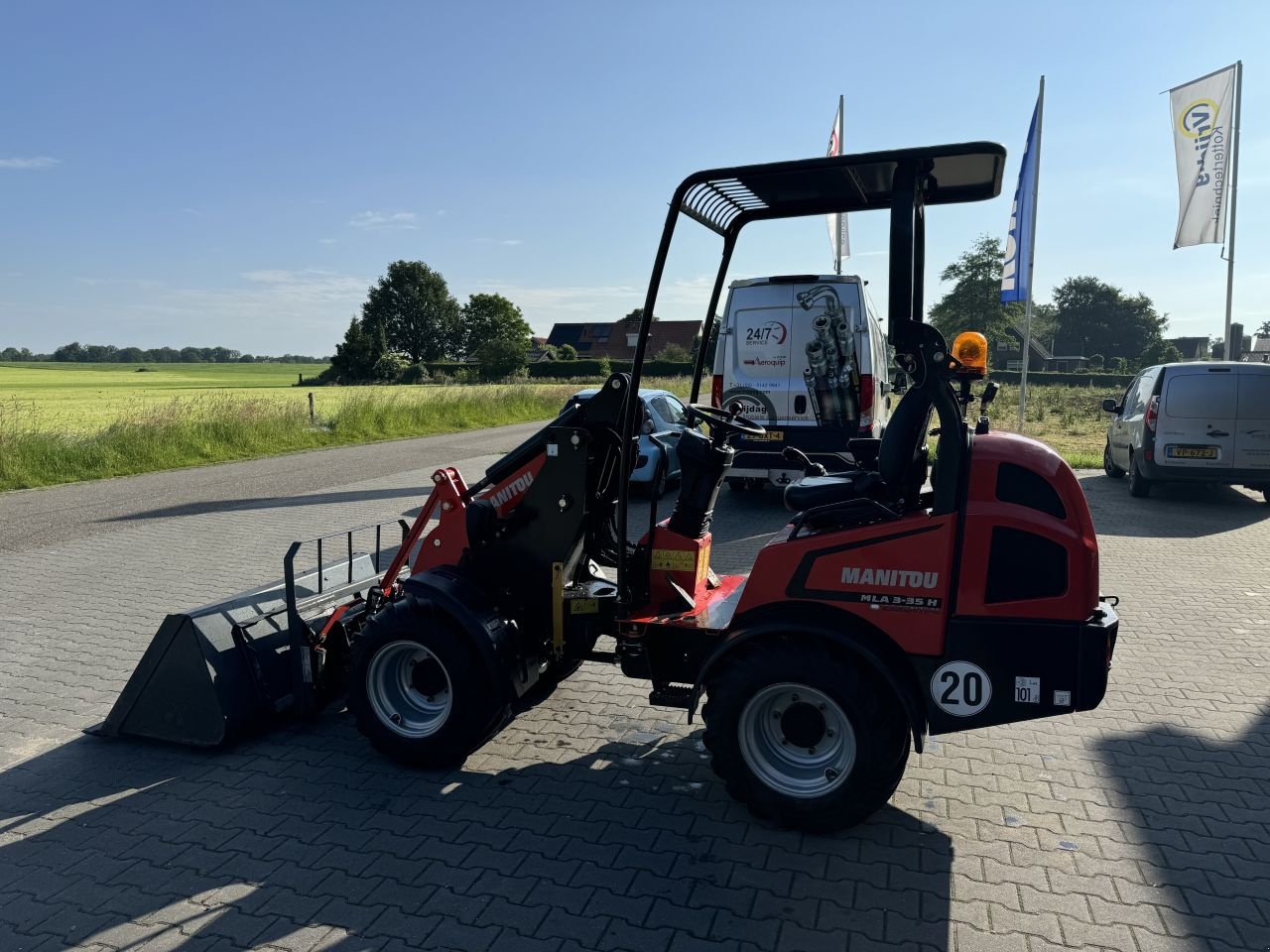 Kompaktlader du type Manitou MLA3-35H, Gebrauchtmaschine en Vragender (Photo 2)