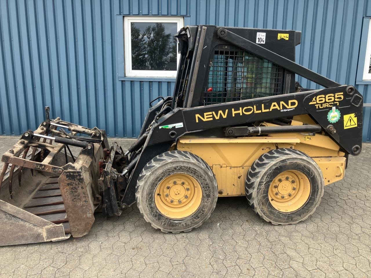 Kompaktlader typu New Holland LX665 MINILÆSSER, Gebrauchtmaschine v Farsø (Obrázek 2)