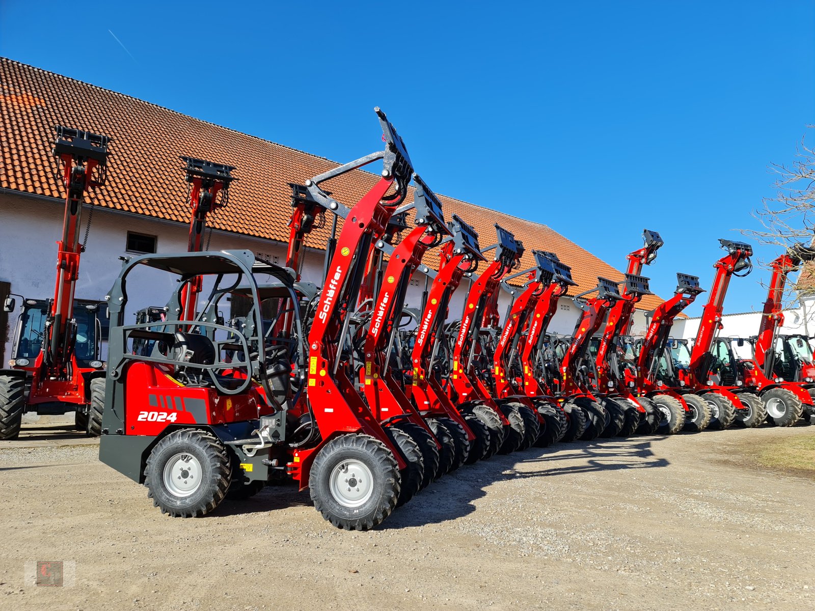 Kompaktlader van het type Schäffer 2028 - 9660T, Neumaschine in Gerolsbach (Foto 8)