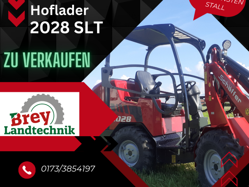 Kompaktlader van het type Schäffer 2028 SLT, Neumaschine in Peiting (Foto 1)