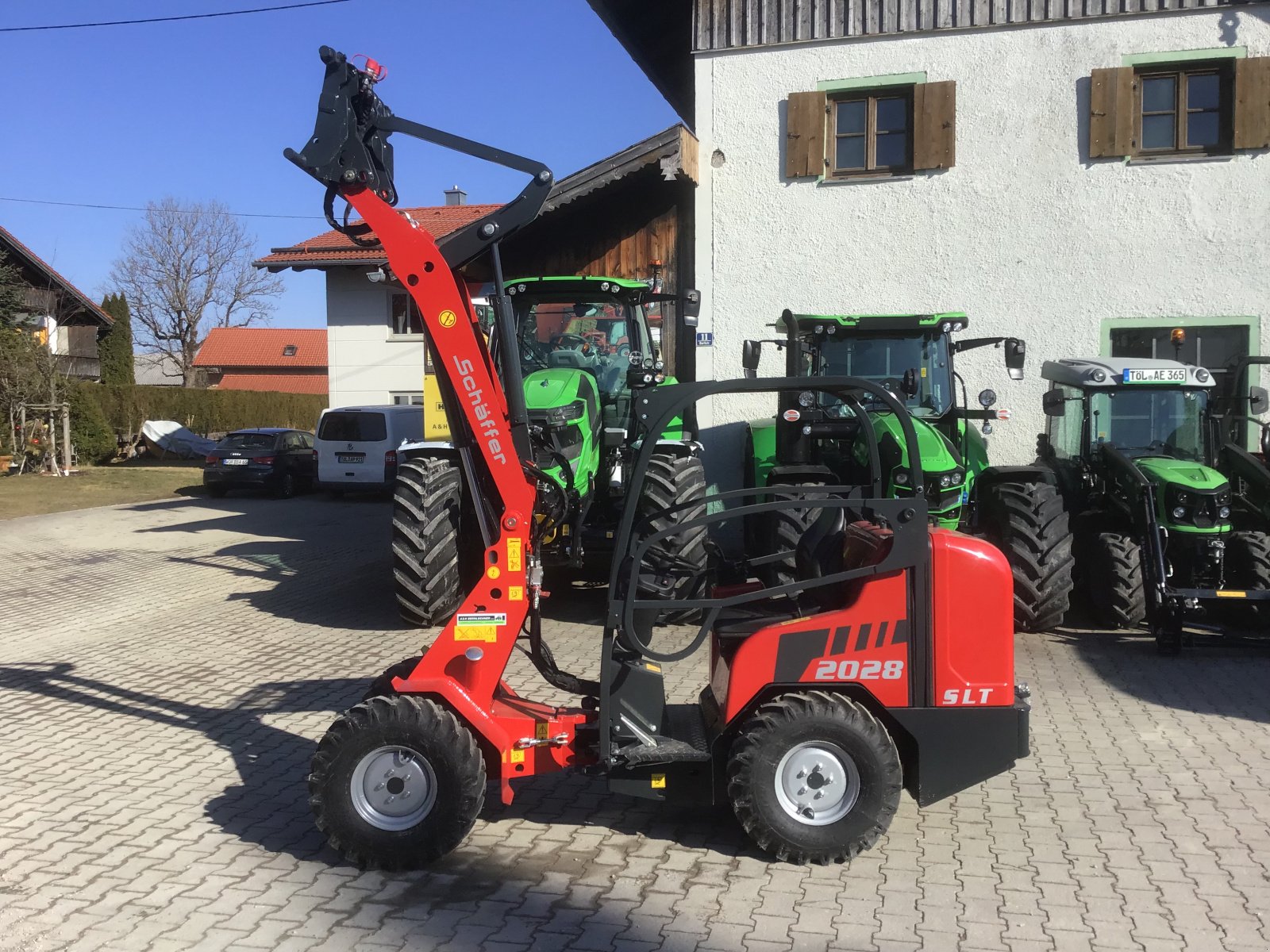 Kompaktlader van het type Schäffer 2028 SLT, Neumaschine in Ergertshausen (Foto 6)