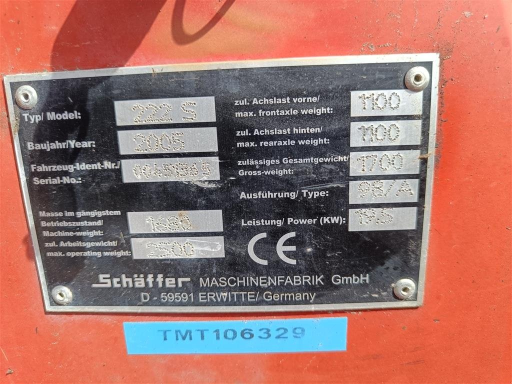 Kompaktlader от тип Schäffer 222 S, Gebrauchtmaschine в Ejstrupholm (Снимка 5)