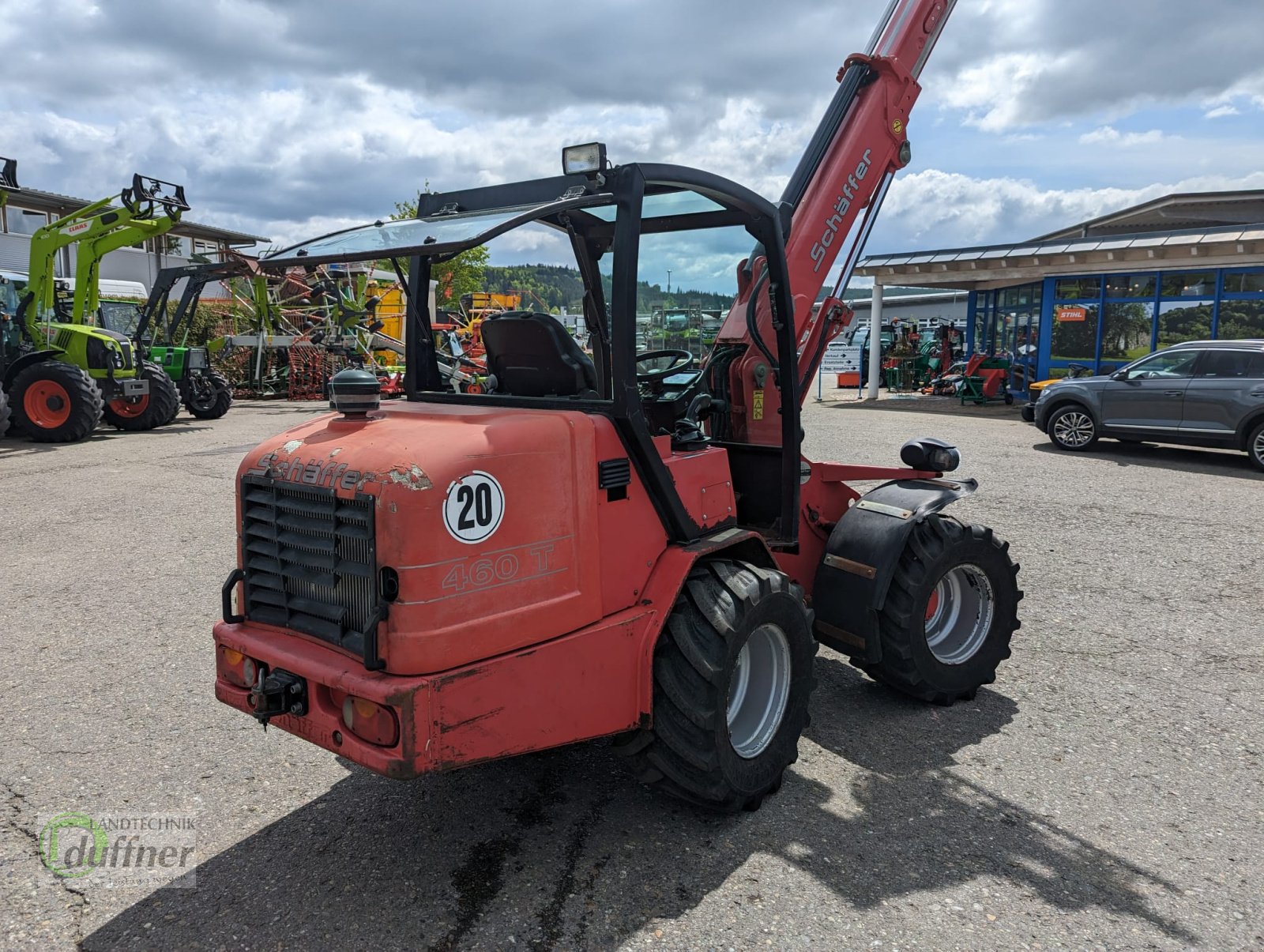 Kompaktlader du type Schäffer 460 T, Gebrauchtmaschine en Münsingen (Photo 4)