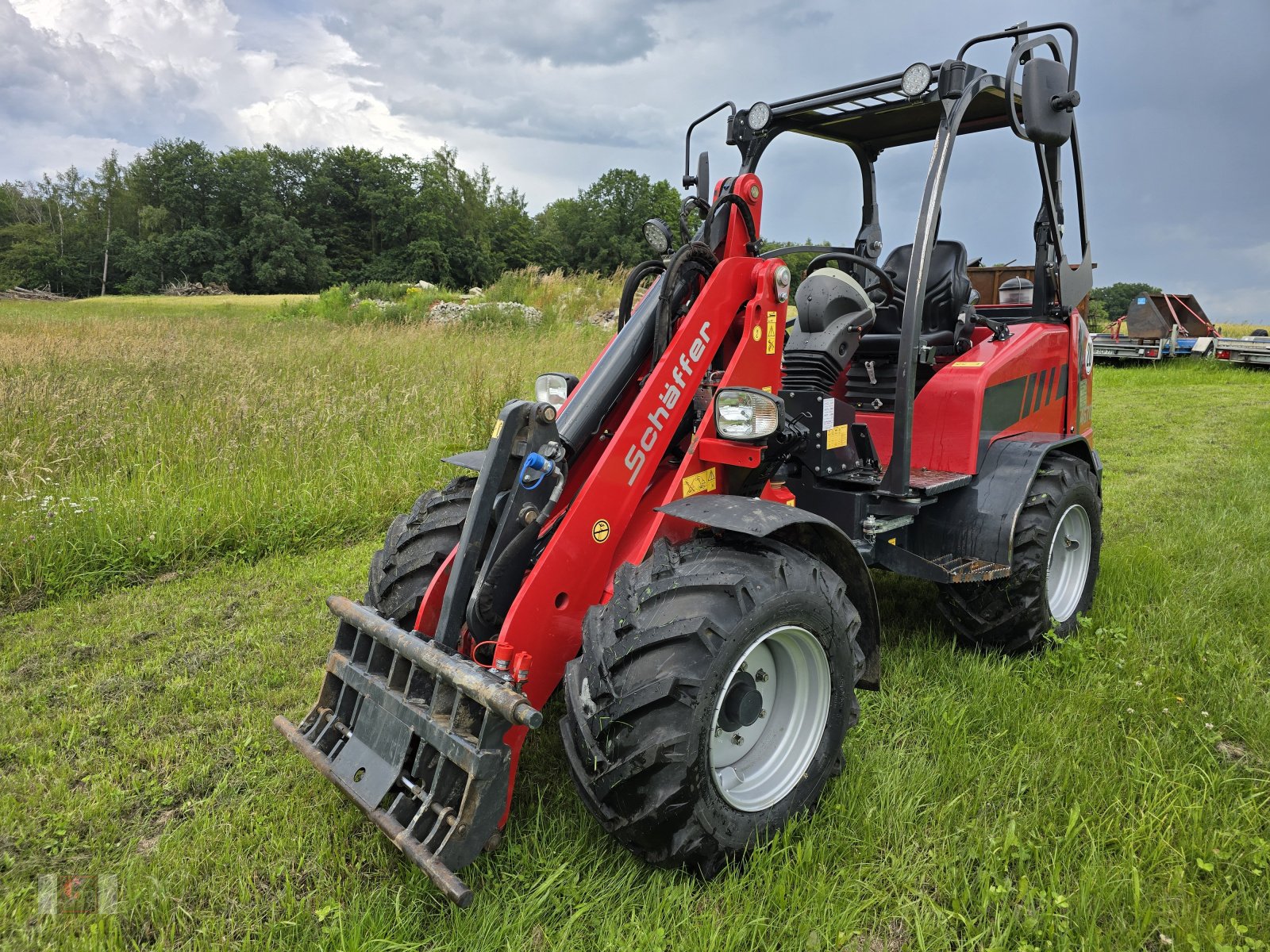 Kompaktlader van het type Schäffer 4670, Gebrauchtmaschine in Gerolsbach (Foto 3)